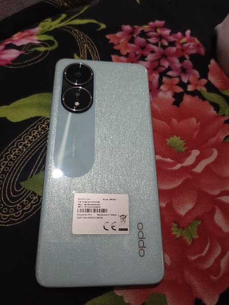 Oppo a58  8+4 ram (memory 128) 6