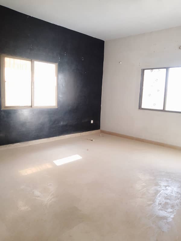 2 bed dd 1st floor portion for rent in boundry wall society 8