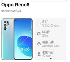 Oppo Reno 6 0