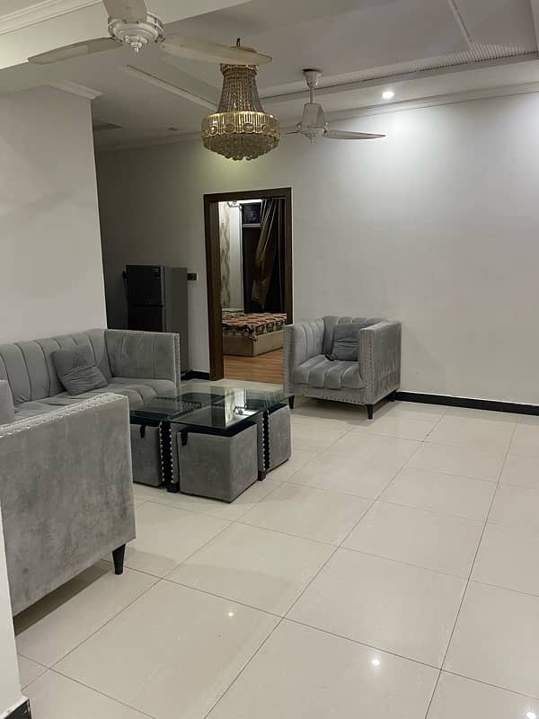 furnished monthly basis 2 bed plus tv lounge open view margalla road 4