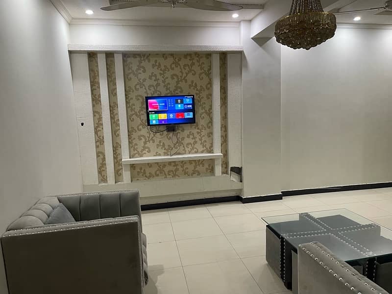 furnished monthly basis 2 bed plus tv lounge open view margalla road 7