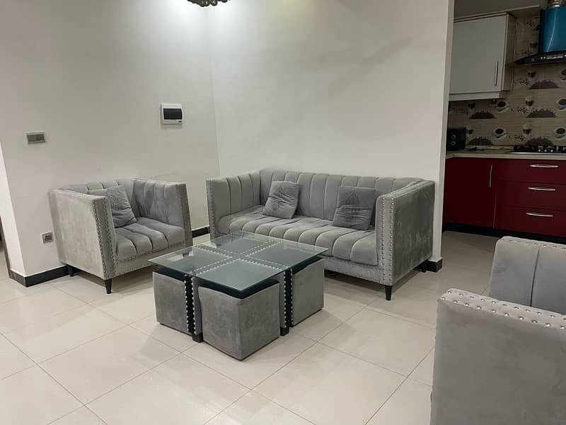 furnished monthly basis 2 bed plus tv lounge open view margalla road 9