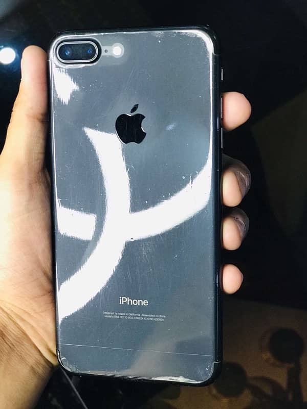 i phone 7 plus pta approved in black color 10/10 1