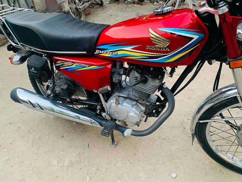 Honda cg 125 karachi num first owner 1