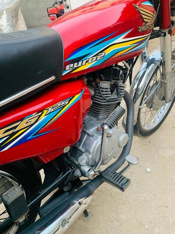 Honda cg 125 karachi num first owner 5