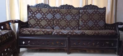 Tally Wood Sofa