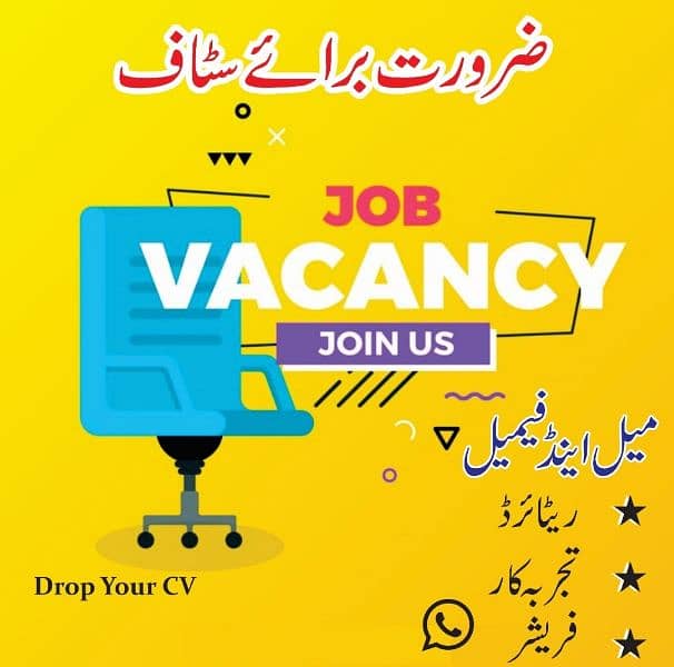 fresh staff required for office working 0