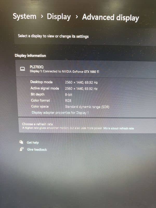 27 inch 1440p 70hz gaming monitor for sale 3