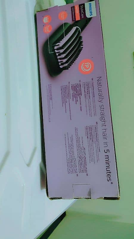 Philips heated Straightener hairs brush original UAE model. 8