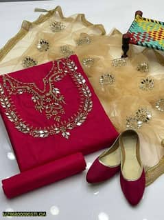 women's stitched suit with khoosa