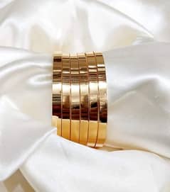 gold plated bangles