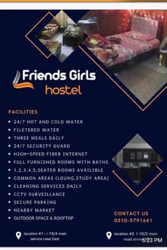 girls hostel in I 10 Islamabad Pakistan