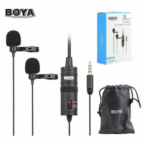 Boya by M1 professional collar microphone Lavalier 3.5mm Audio Video 1