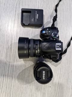 Nikon D3300 + Prime 50mm & 18-55mm Lenses - Excellent Condition