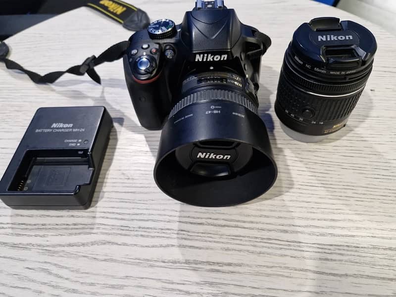 Nikon D3300 + Prime 50mm & 18-55mm Lenses - Excellent Condition 2