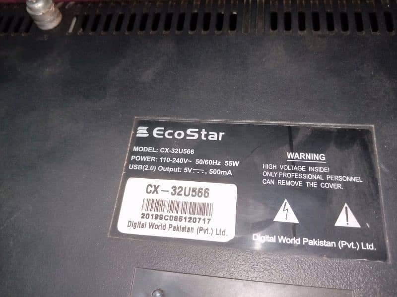 ecostar 32 inch LED TV for sale 2