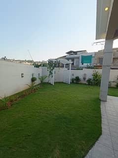 30 Marla green lawn fully furnished house 5 bedroom for rent in phase 5 bahria town Rawalpindi