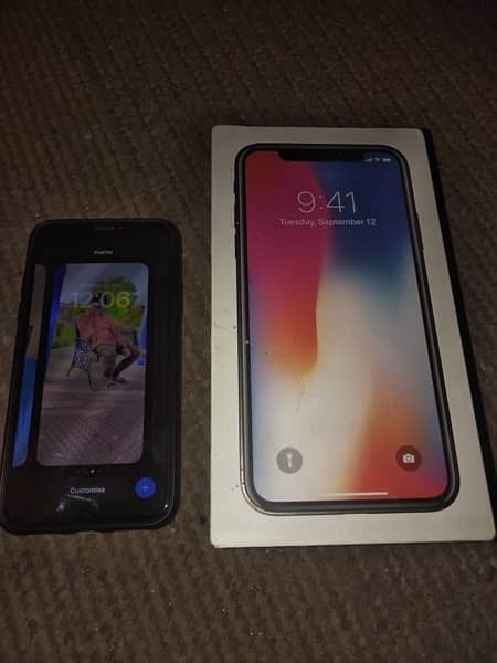 iphone X 256 Pta Approved with box 1