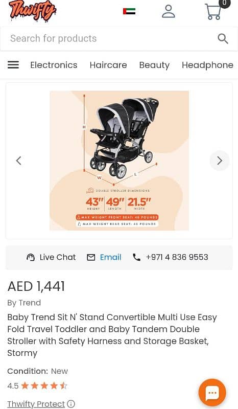 Baby trand Sit N' Stand double stroller 16