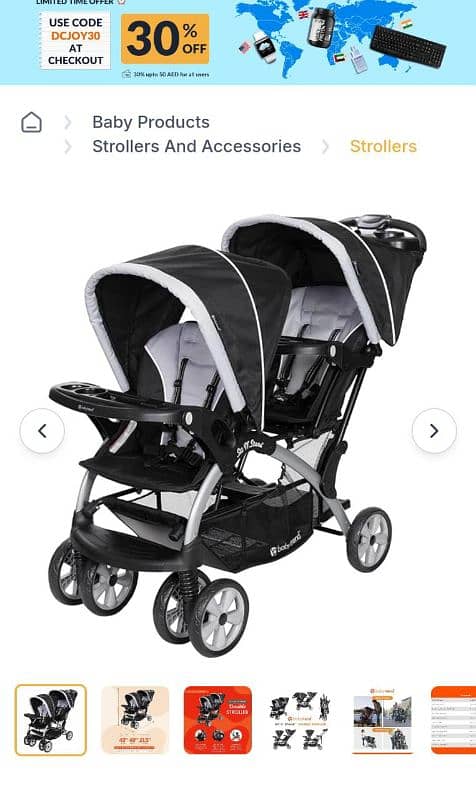 Baby trand Sit N' Stand double stroller 19