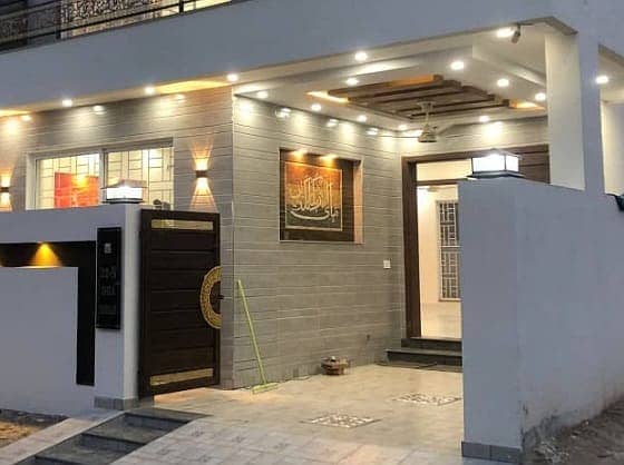 Model City 1 Society Boundary Wall Canal Road Faisalabad 5 Marla Double Story Brand New House For Rent 1