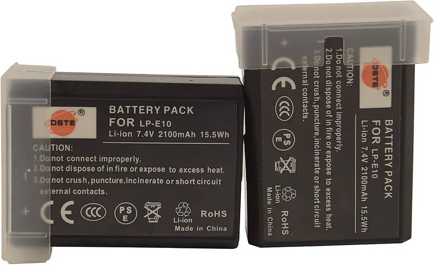 LP-E10 battery for Canon 2100 mah high capacity 1