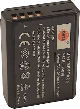 LP-E10 battery for Canon 2100 mah high capacity 3