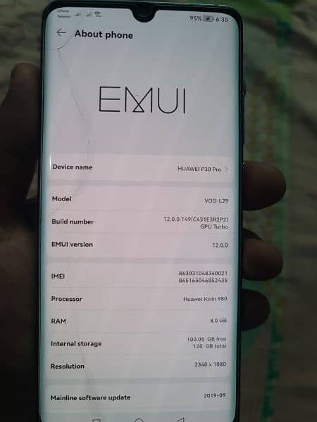 Huawei p30 pro Patch 8/128. . . Exchange 5