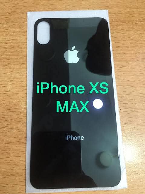 Iphone XS Max original Back Glass Battery Cover with tape 0