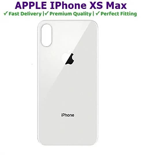 Iphone XS Max original Back Glass Battery Cover with tape 1