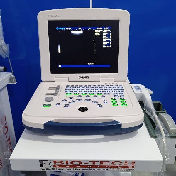 Fresh New China Dawei Ultrasound Machine with Convex probe and Trolley 2