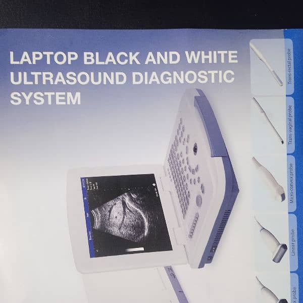 Fresh New China Dawei Ultrasound Machine with Convex probe and Trolley 16