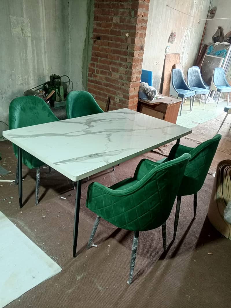 dining table / 6 seater dining table / dining table with dining chairs 7