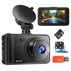 Dash Cam Front and Rear with 32GB SD Card 1080P FHD Dashcam for Car