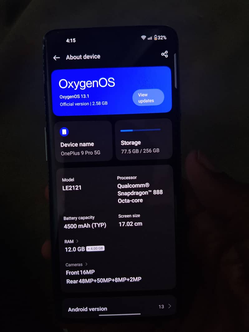 OnePlus 9 pro 12/256 Dual sim 1