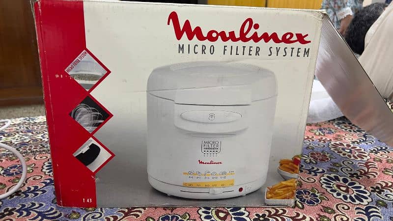 moulinex deep-fryer , made in france , only 1 time used 9