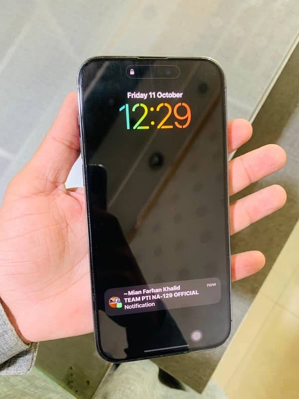 iphone 14pro max 1TB non pta but zong sim working 2