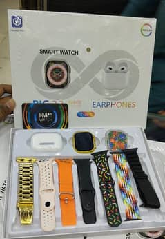 SMART WATCH+EARPHONES  10 in 1