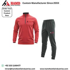 Custom Tracksuits for Teams & Brands – Hamd Textile Industries