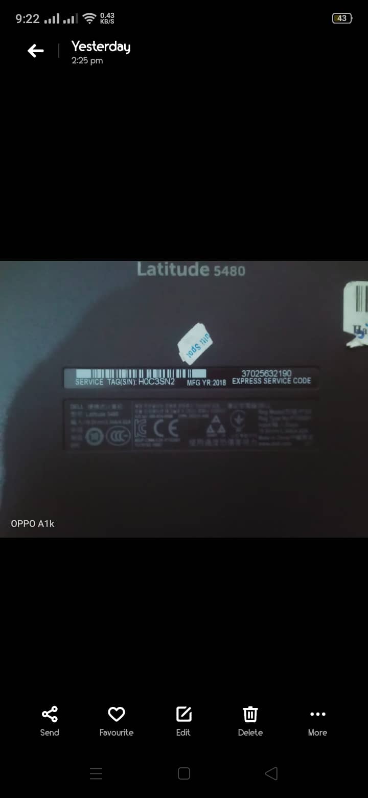 Dell Letitud 5480 14