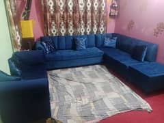 L shape sofa with Diwan for sale new 0