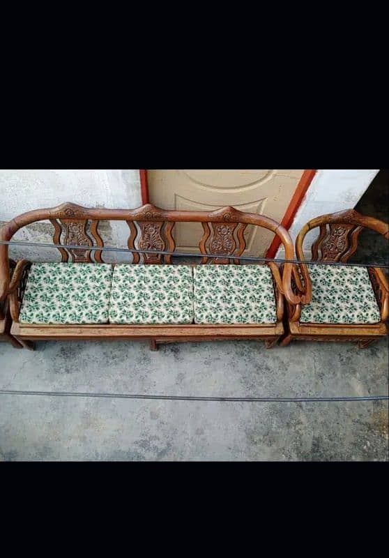 WOOD (LAKRI) SOFA SET 0