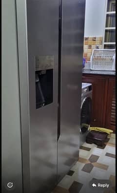 Hisense 696 litres refrigerator two door side by side