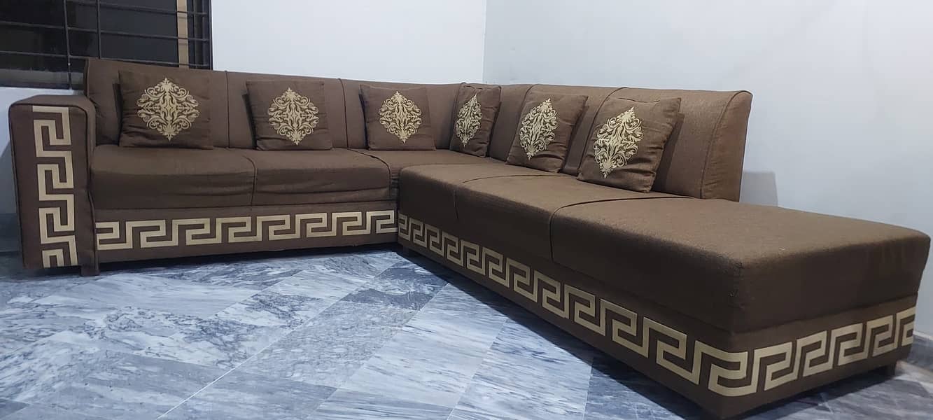 L Shaped 6 Seater Sofa / Living Room Sofa 2