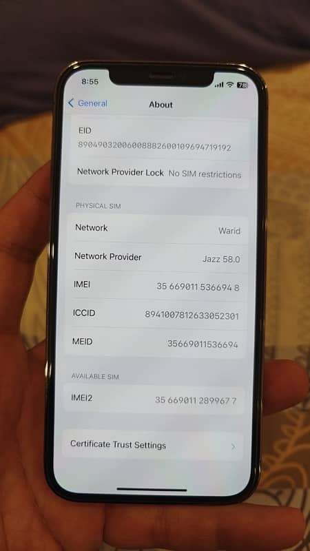 Iphone 12 Pro Max 128gb PTA approved 5