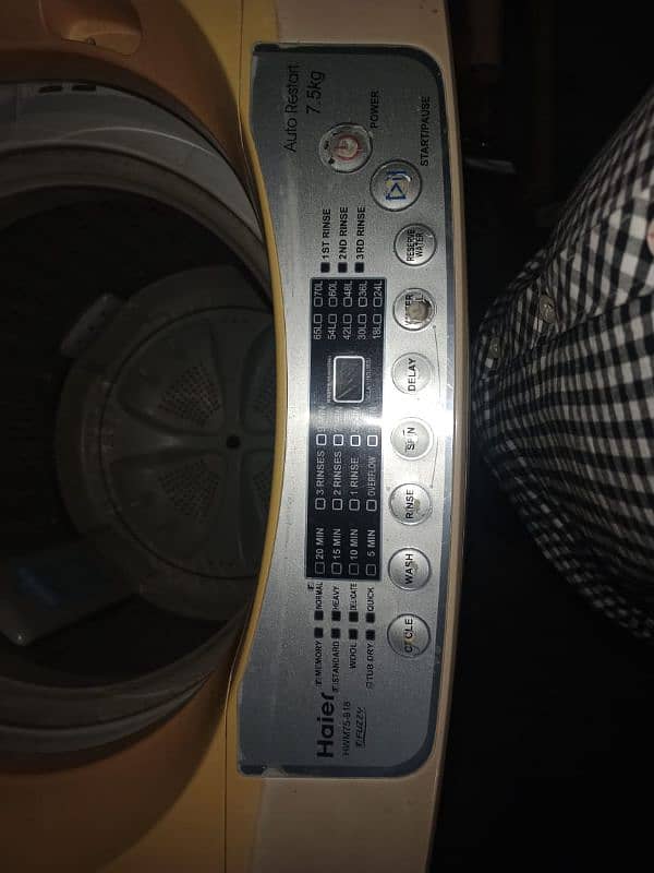 Haier Full Automatic Washing Machine 1