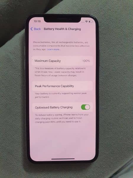 APPLE IPhone X 256 GB With Box PTA Approved 4