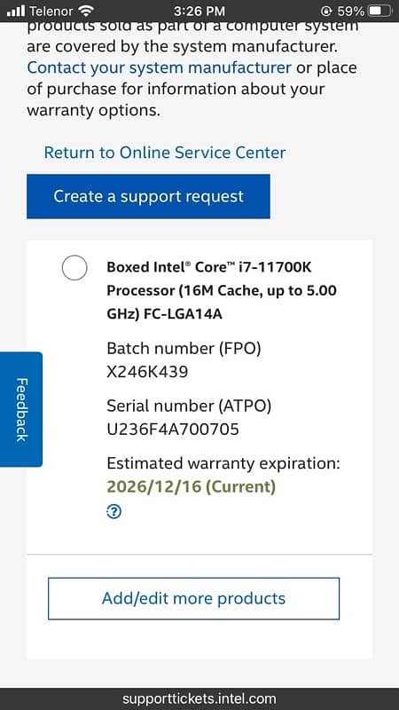 INTEL I7 11700k Unlocked Processor 1