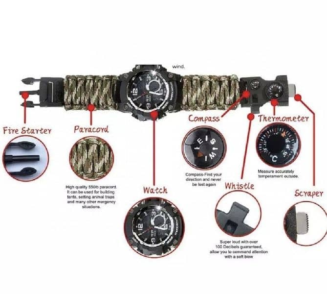 yuzex G3 Paracord watch 5