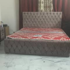 cushioned bed for sale with mattress